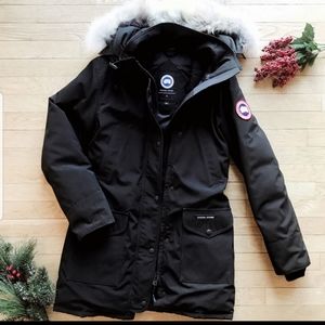 Canada Goose Trilium Coyote Fur Trim Down Jacket